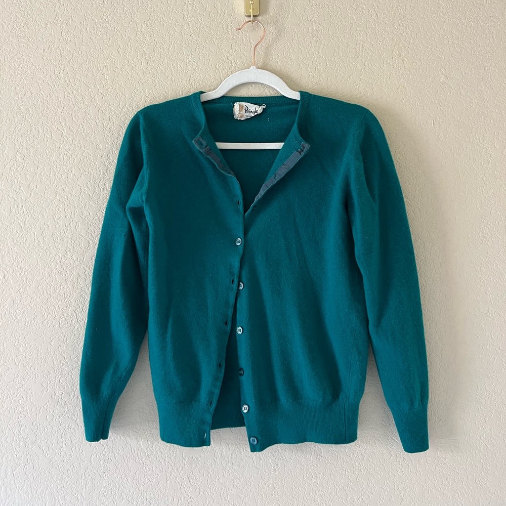 An original Pringle of Scotland 100% cashmere cardigan